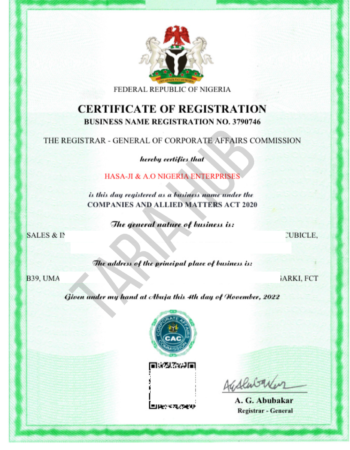 Business Name Registration