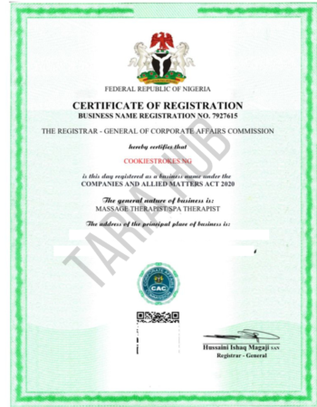 Business Name Registration