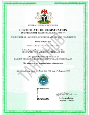 Business Name Registration